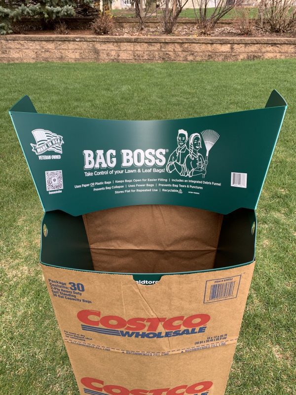 Bag boss in use
